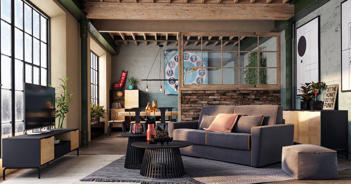 Arredare casa con mobili stile industrial