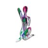YOGA Scultura di donna realizzata in poliresina