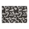 RIDGE Tappeto grigio con fantasia geometrica