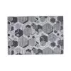 FIOMAR Tappeto con pattern geometrico nei toni del grigio