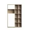 IONICO Libreria a cinque piani in legno rovere