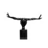 SOLIMAN Statua in poliresina finitura nera