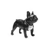 TOTO Statua di bulldog in poliresina colore nero