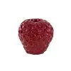 IUSTED Vaso decorativo a forma di fragola colore rosso