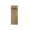 MAKITO Appendiabiti in legno rovere con mensola