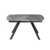MAYON Tavolo con top effetto marmo grigio